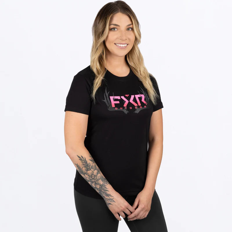 T-shirt premium antler pour femmes FXR